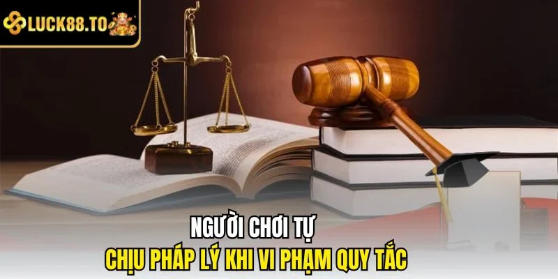Người chơi tự chịu pháp lý khi vi phạm quy tắc