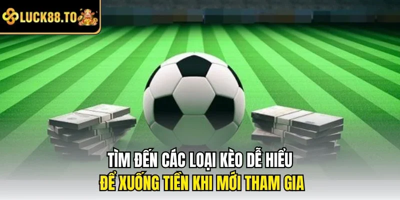 Tìm đến các loại kèo dễ hiểu để xuống tiền khi mới tham gia