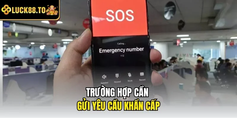 Trường hợp cần gửi yêu cầu khẩn cấp